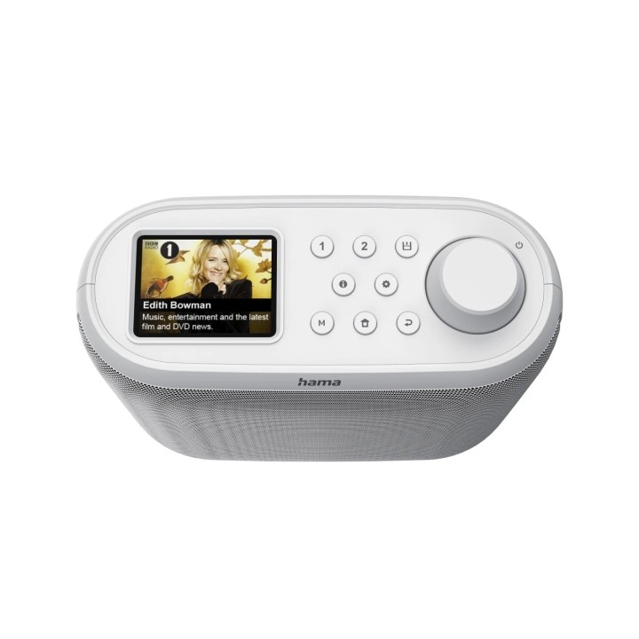 Hama DIR400 Radio Digital - Bluetooth - Pantalla 2.4" - Cable 180cm - Doble Banda 2.4 y 5GHz - Almacena hasta 30 Emisoras - Comp