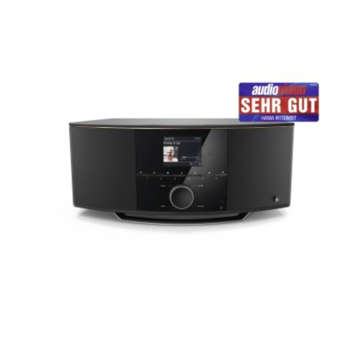 Hama DIR150Bt Radio Digital - Potencia 90W - Bluetooth - Pantalla 2.8" - Temporizador - Jack 3.5mm - USB-A - Reloj - Toslink Opt