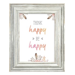 Hama Pori Marco de Fotos 13x18cm - Formato Retrato - Madera - 19.1x24.1x1.5cm - Color Blanco