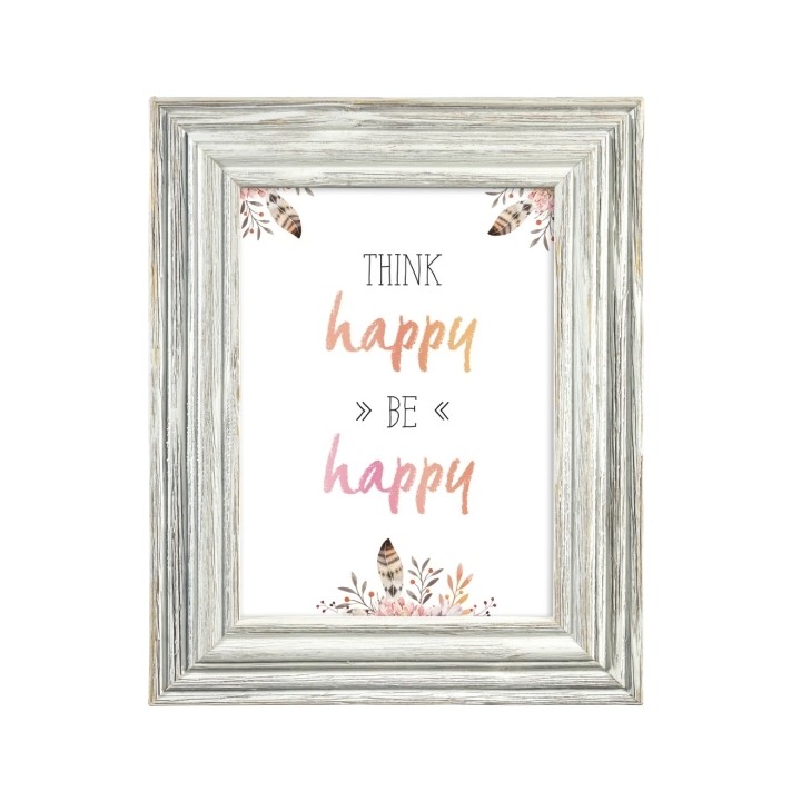 Hama Pori Marco de Fotos 13x18cm - Formato Retrato - Madera - 19.1x24.1x1.5cm - Color Blanco