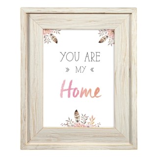 Hama Nivala Marco de Fotos 13x18cm - Formato Retrato - Madera - 19.2x24.2x1.6cm - Color Blanco