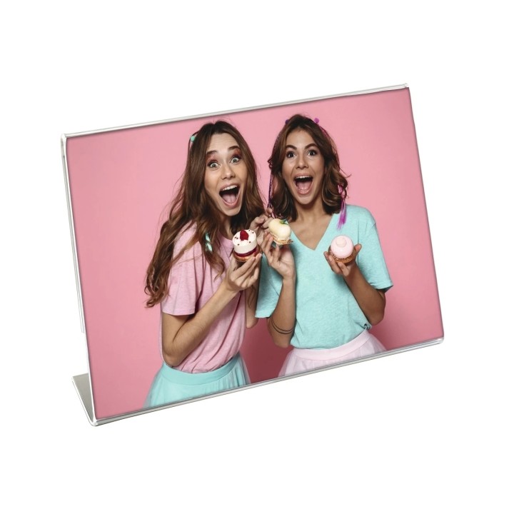 Hama Marco de Fotos 10x15cm - Formato Apaisado - Acrilico - 10x15cm - Color Transparente