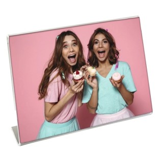 Hama Marco de Fotos 13x18cm - Formato Apaisado - Acrilico - Color Transparente