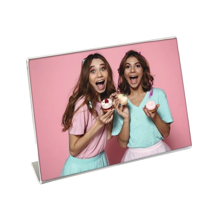 Hama Marco de Fotos 13x18cm - Formato Apaisado - Acrilico - Color Transparente