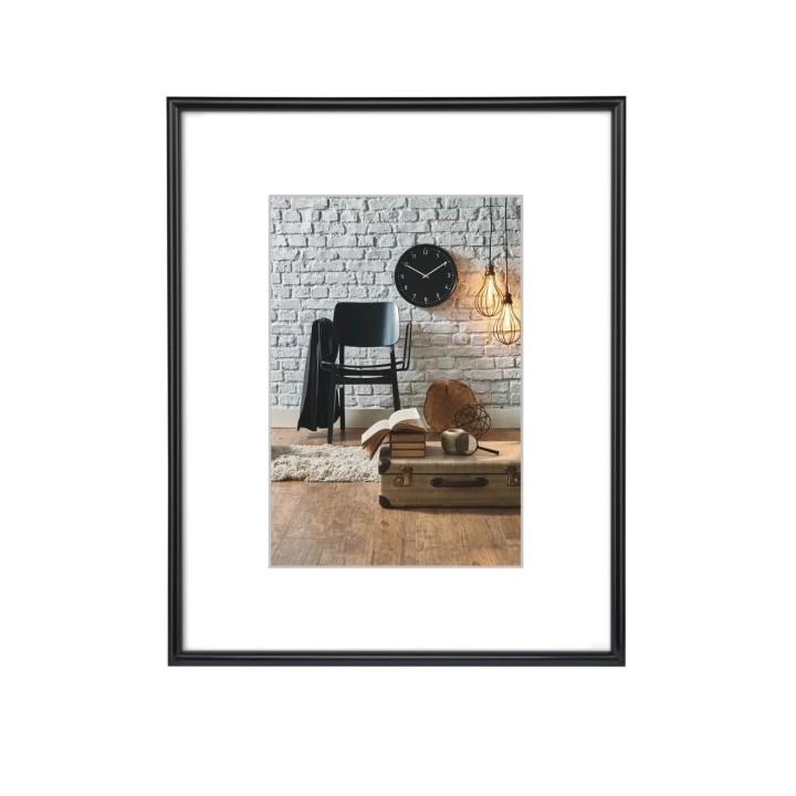 Hama Sevilla Marco de Fotos A4 - Plastico - 22x31x1.5cm - Color Negro