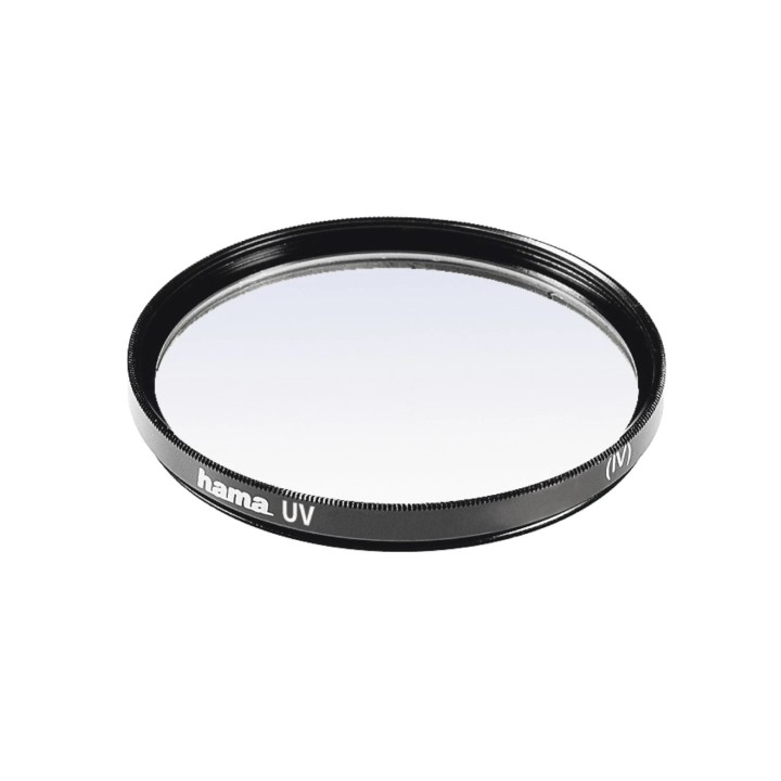 Hama Filtro Ultravioleta de 72mm Recubrimiento Doble - Cristal Optico - Color Negro