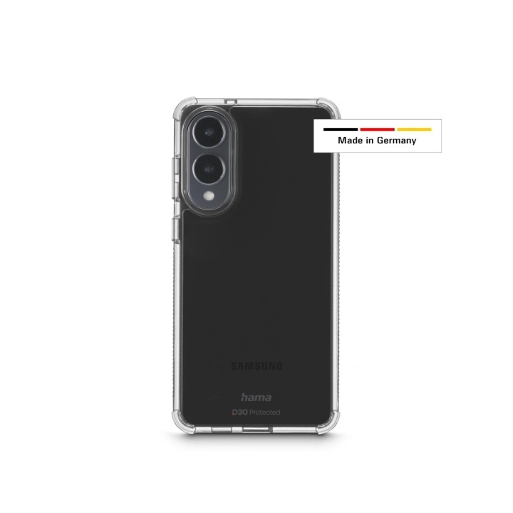 Hama Extreme Protect Funda para Samsung Galaxy S25 Edge - Antideslizante - Policarbonato - Proteccion D3O - Bordes Elevados - Co