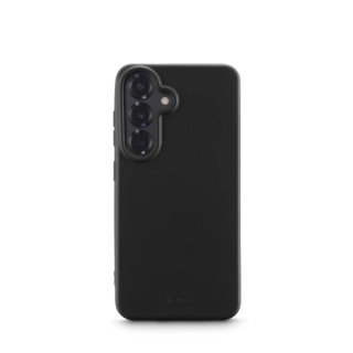 Hama Fantastic Feel Funda para Samsung Galaxy S25 - Antideslizante - Poliuretano Termoplastico - Bordes Elevados - Color Negro