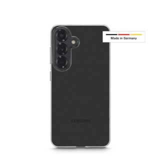 Hama Always Clear Funda para Samsung Galaxy S25+ - Antideslizante - Poliuretano Termoplastico - Bordes Elevados - Color Transpar