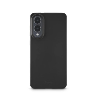 Hama Fantastic Feel Funda para Samsung Galaxy S25 Edge - Poliuretano Termoplastico - Bordes Elevados - Color Negro