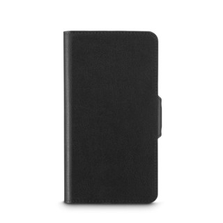 Hama Essential Funda Universal para Smartphone de 6.1" con Tapa - Pantallas de 7.5x15.3cm - Cierre Magnetico - Cuero - Color Neg