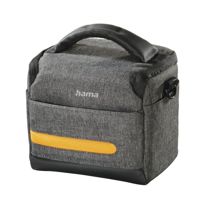 Hama Terra Funda para Camara - Poliester Reciclado - Asa para Cinturon - Compartimento Separado para Objetivo - Asa de Mano - 15