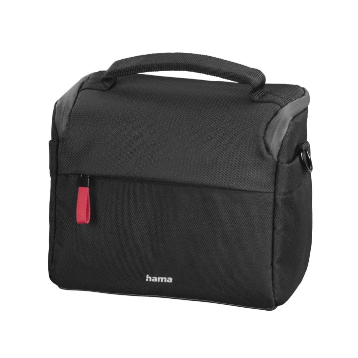 Hama Matera Funda para Camara - Poliester Reciclado - Adaptable a Maleta - Compartimentos Separados para Objetivos - Asa de Mano