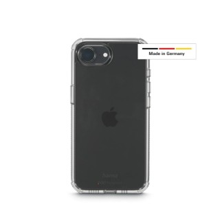 Hama Extreme Protect Funda para iPhone 16E - Antideslizante - Policarbonato - Proteccion D3O - Bordes Elevados - Color Transpare
