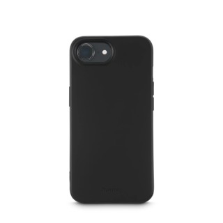 Hama Fantastic Feel Funda para iPhone 16E - Poliuretano Termoplastico - Bordes Elevados - Color Negro