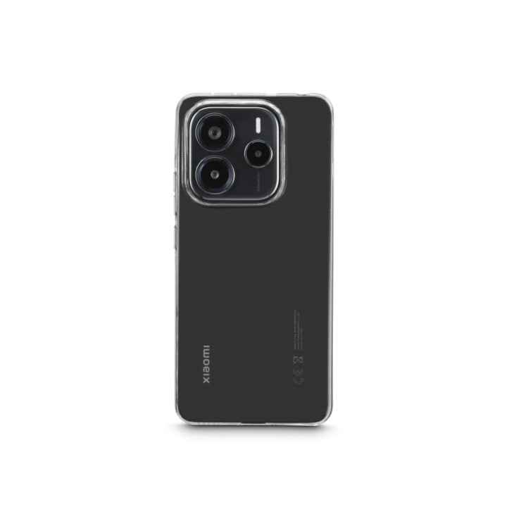 Hama Always Clear Funda para Xiaomi Redmi Note 14 5G - Antideslizante - Especial Antiamarilleo - Poliuretano Termoplastico - Bor