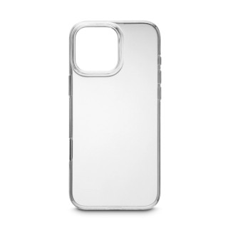Hama Always Clear Funda para iPhone 16 Pro Max - Antideslizante - Poliuretano Termoplastico - Bordes Elevados - Color Transparen