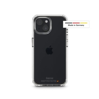 Hama Extreme Protect Funda para iPhone 15 - Antideslizante - Policarbonato - Proteccion D3O - Bordes Elevados - Color Transparen