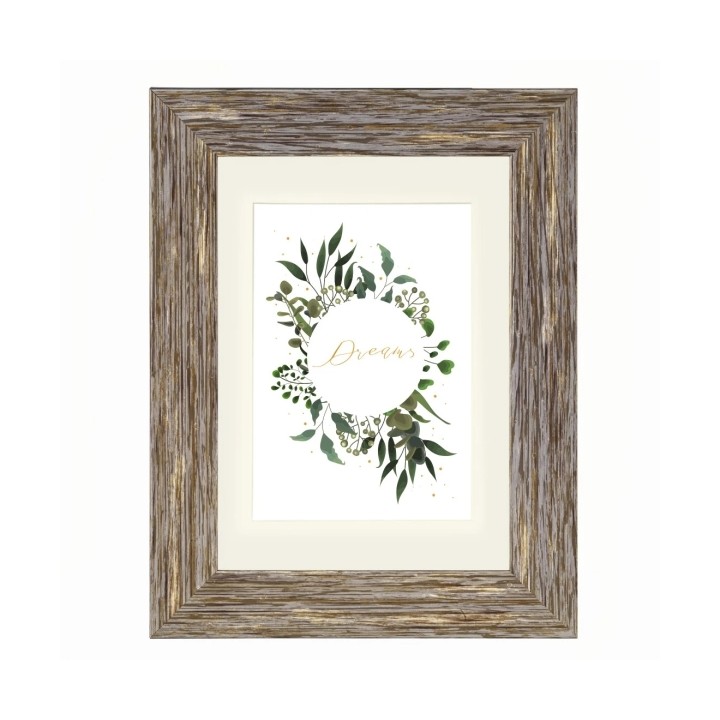 Hama Chalet Marco de Fotos 10x15cm - Plastico - 15x19.5x2cm - Color Marron