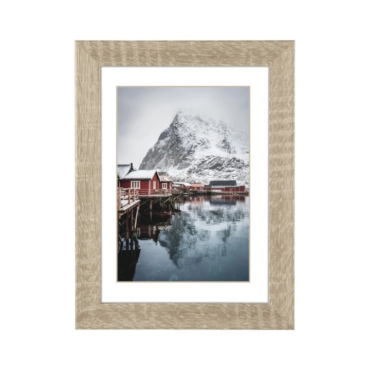 Hama Oslo Marco de Fotos 15x20cm - Madera MDF - 22.6x17.6x1.8cm - Madera Clara