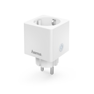 Hama Enchufe WLAN Inteligente - Potencias hasta 3680W - WiFi - IP20 - Compatible con Asistente de Voz - Control con App - Monito