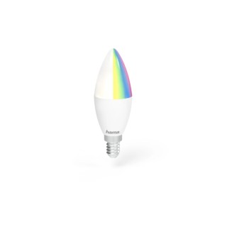 Hama Bombilla LED E14 Inteligente - Potencia 5.5W - RGBW - WiFi - Compatible con Asistente de Voz - Control con App - Forma de V