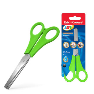 Erichkrause Joy Tijeras para Zurdos 13.5cm - Cuchillas Acero Inoxidable - Extremos Redondeados - Resistente a La Corrosion - Ma