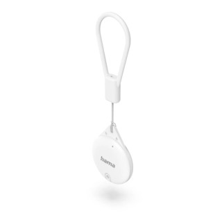 Hama Find My Localizador Antiperdida para Apple - Bluetooth - Policarbonato y Silicona - Autonomia hasta 240 Dias - Color Blanco