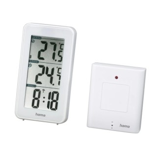 Hama Ews-152 Estacion Meteorologica - Reloj - Pantalla Digital - Sensor Exterior - Radiofrecuencia - Termometro - Higrometro - 6
