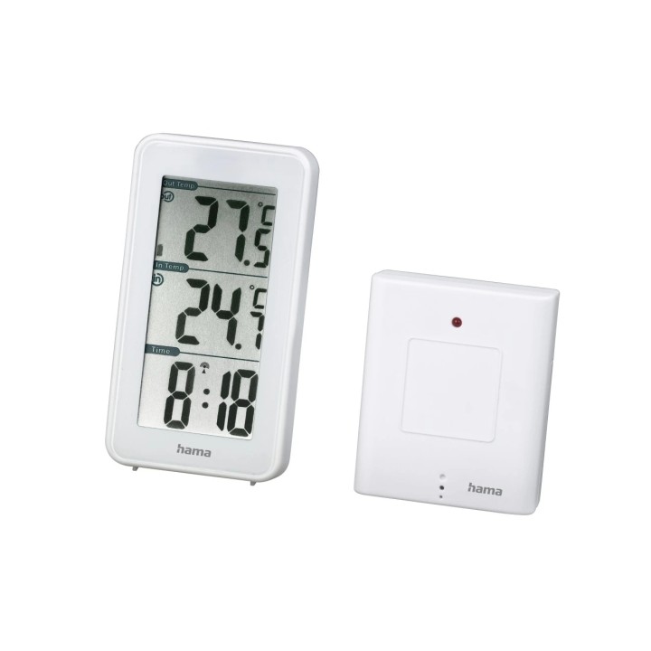 Hama Ews-152 Estacion Meteorologica - Reloj - Pantalla Digital - Sensor Exterior - Radiofrecuencia - Termometro - Higrometro - 6