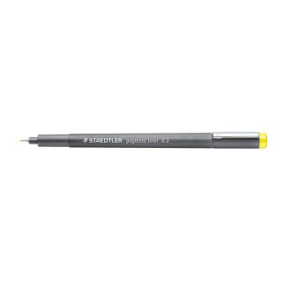 Staedtler Pigment Liner 308 Rotulador Calibrado - Trazo 0.3mm - Secado Rapido - Color Amarillo