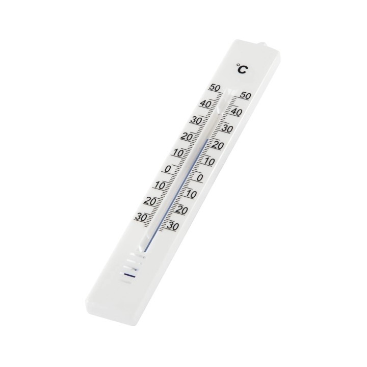 Hama Termometro Analogico - Resistente al Agua - Precision 1ºC - 2.6x0.9x18cm - Color Blanco