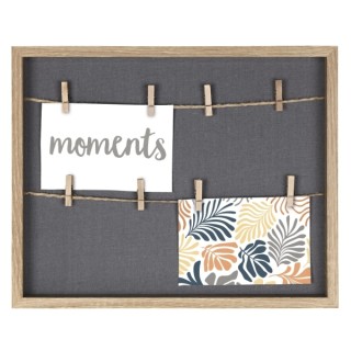 Hama Muro Marco de Fotos con Cordon - Madera MDF - 36.6x29.6x3.2cm - Color Marron