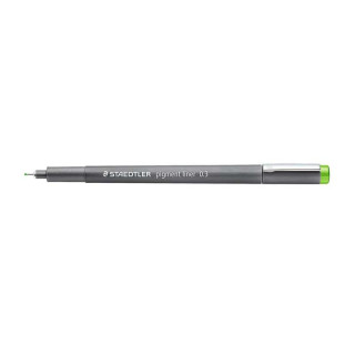Staedtler Pigment Liner 308 Rotulador Calibrado - Trazo 0.3mm - Secado Rapido - Color Verde Claro