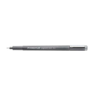 Staedtler Pigment Liner 308 Rotulador Calibrado - Trazo 0.3mm - Secado Rapido - Color Gris