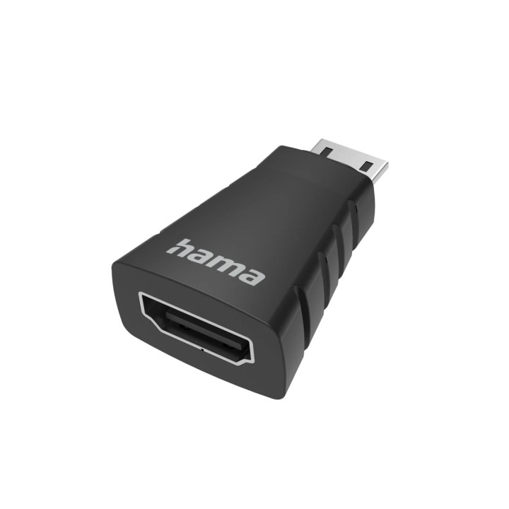 Hama Essential Adaptador HDMI - 4K - HDMI Hembra - Mini HDMI Macho - Color Negro