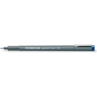 Staedtler Pigment Liner 308 Rotulador Calibrado - Trazo 0.5mm - Secado Rapido - Color Azul