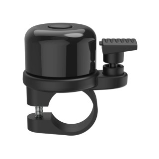 Hama Airbell Timbre de Bicicleta - 2.2cm de Diametro - Soporte para Air Tag - Color Negro