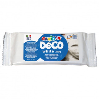 Carioca Pasta de Modelar 250gr - Apta para Todas las Tecnicas de Modelaje - Endurece al Aire - Facil de Alisar - Aplicable sobr