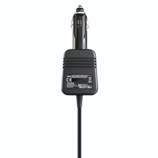 Hama Fuente de Alimentacion para Coche 12W - Pantalla LED - Indicador LED - Voltaje Variable - Color Negro