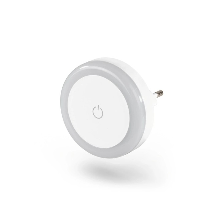Hama Touch Luz LED Nocturna con Enchufe - IP20 - 6.4x6.4x6.3cm - Color Blanco