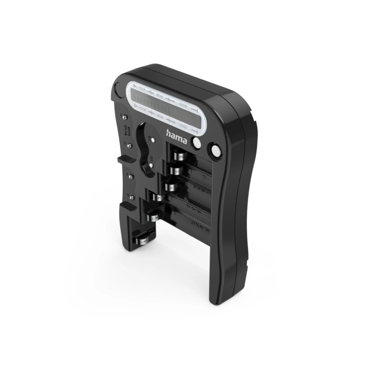 Hama Comprobador de Pilas y Baterias - Universal - Pantalla LCD - Color Negro