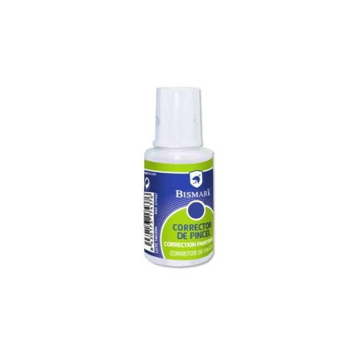 Bismark Liquido Corrector 16ml - Secado Rapido - Aplicador de Pincel - Tamaño Compacto