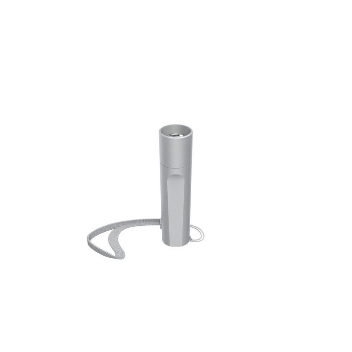 Hama Fl60 Linterna LED - Potencia 1W - 60 Lumenes - Funciona con 1 Pila AA - Color Plata