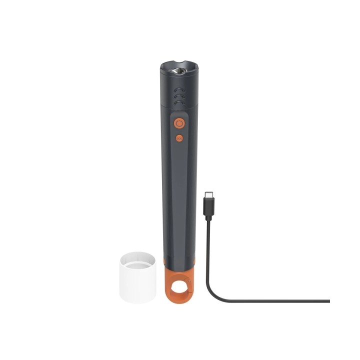 Hama Flx1200-C Linterna LED - Potencia 50W - 1200 Lumenes - Recargable - Bateria - IP44 - Color Gris