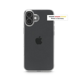 Hama Always Clear Funda para iPhone 17 - Antideslizante - Poliuretano Termoplastico - Bordes Elevados - Color Transparente