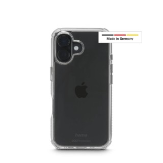 Hama Extreme Protect Funda para iPhone 17 - Antideslizante - Policarbonato - Proteccion D3O - Bordes Elevados - Color Transparen