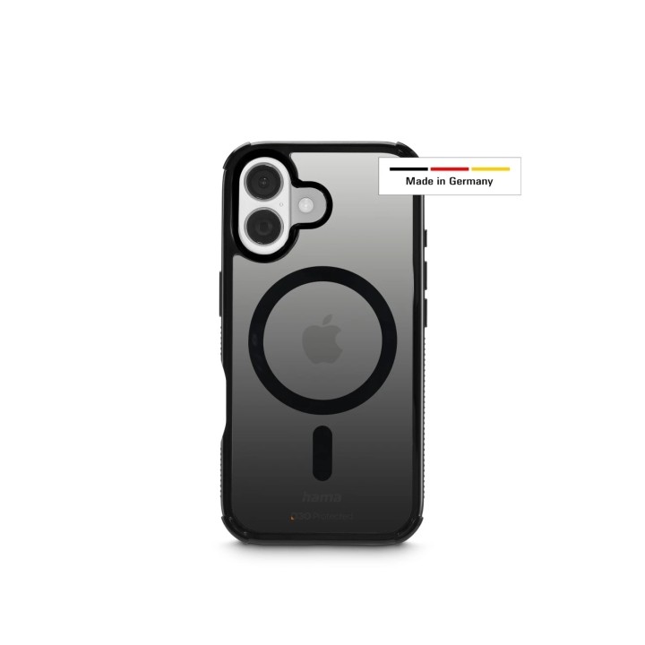 Hama Extreme Protect Funda para iPhone 17 - Magnetico - Antideslizante - Policarbonato - Proteccion D3O - Bordes Elevados - Colo