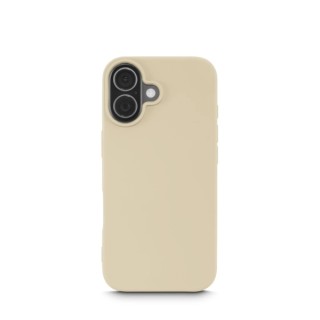 Hama Fantastic Feel Funda para iPhone 17 - Poliuretano Termoplastico - Bordes Elevados - Color Beige