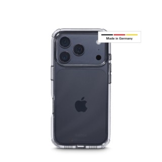 Hama Extreme Protect Funda para iPhone 17 Pro - Antideslizante - Policarbonato - Proteccion D3O - Bordes Elevados - Color Transp